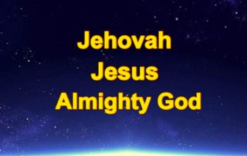 Jehovah en Jezus is 1!