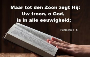 Uw troon, o God bij Jehova Getuigen